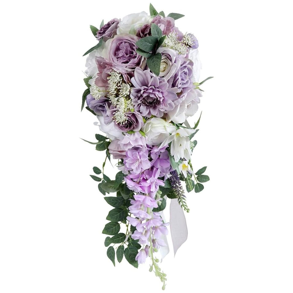 Purple Rose Wedding Bouquets Artificial Lavender Flowers Wedding Bouquets For Bride Bridesmaid Bouquet Faux Bouquet Bride Bridesmaid Holding Flower For Wedding Decor
