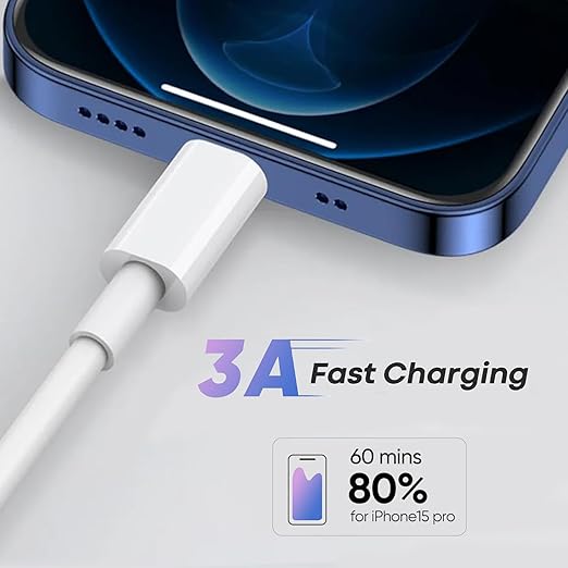 USB A to USB C CarPlay Cable Fast Charging Cord for iPhone 17 16 15 iPad Pro Air Car Charger