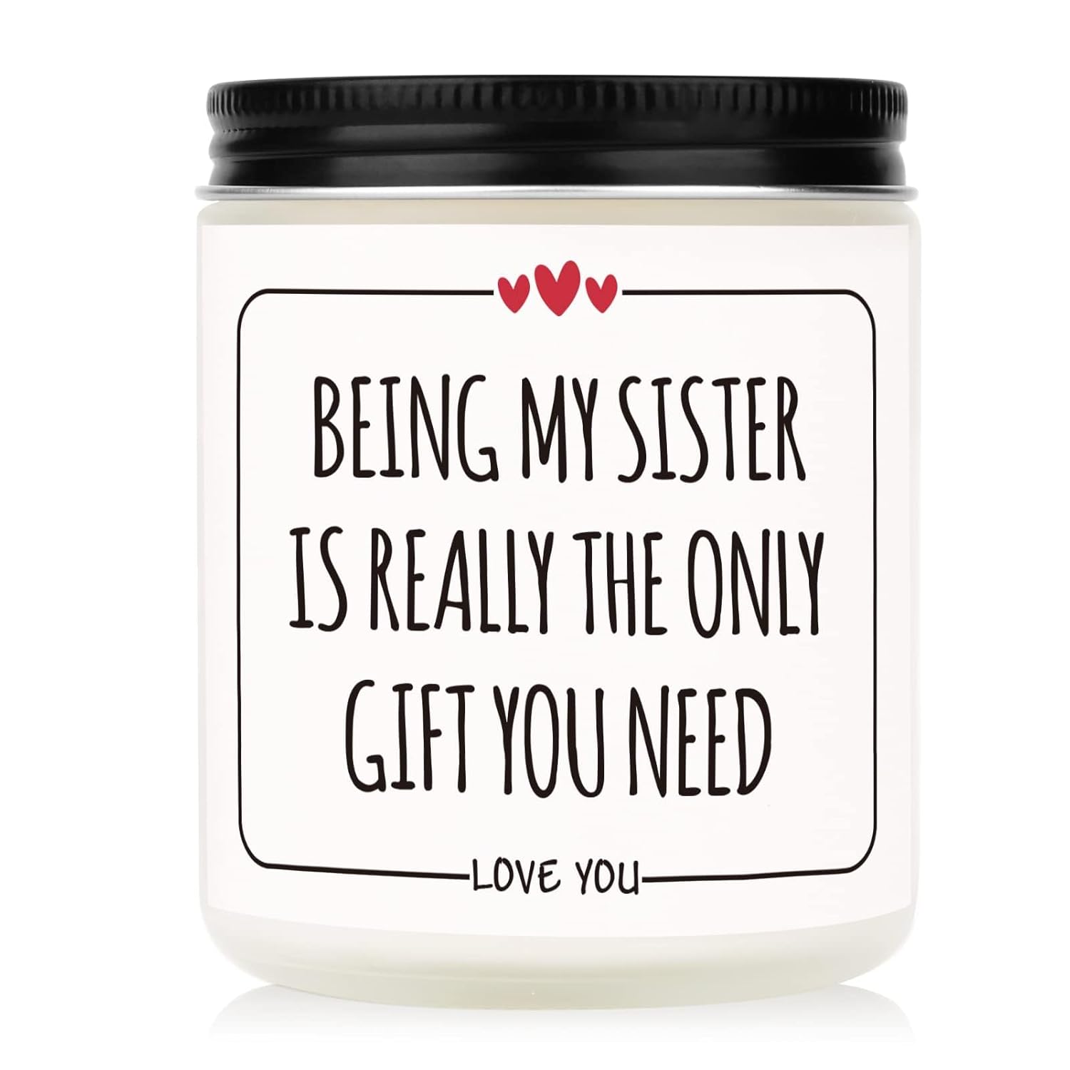 Sister Gifts, Funny Sister Candle, Gift For Sister Birthday, Christmas, Sisters Gifts From Sister Brother, Soy Wax Scented Candles
