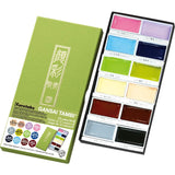 Gansai Tambi Watercolor Paint Set, 12 Nuance Colors, Professional-Quality For Artists And Crafters, For Kids, Adult, Made In Japan