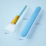 5 Pcs Silicone Stir Sticks, Reusable Silicone Popsicle Sticks With 3Pcs Silicone Brushes For Mixing Resin, Epoxy, Liquid, Paint, Making Glitter Tumblers