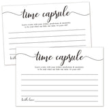 50 Time Capsule Cards For 1St Birthday Or Baby Shower Game Activity,Advice And Wishes Cards,And Anniversary Card For Baby Shower Party Supplies.