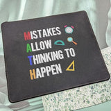 Math Teacher Funny Saying Gift Mouse Mat - Gifts Teachers From Students - Teacher Gifts For Women Men - Idea For Teaching Mouse Pad 9.5 Inch