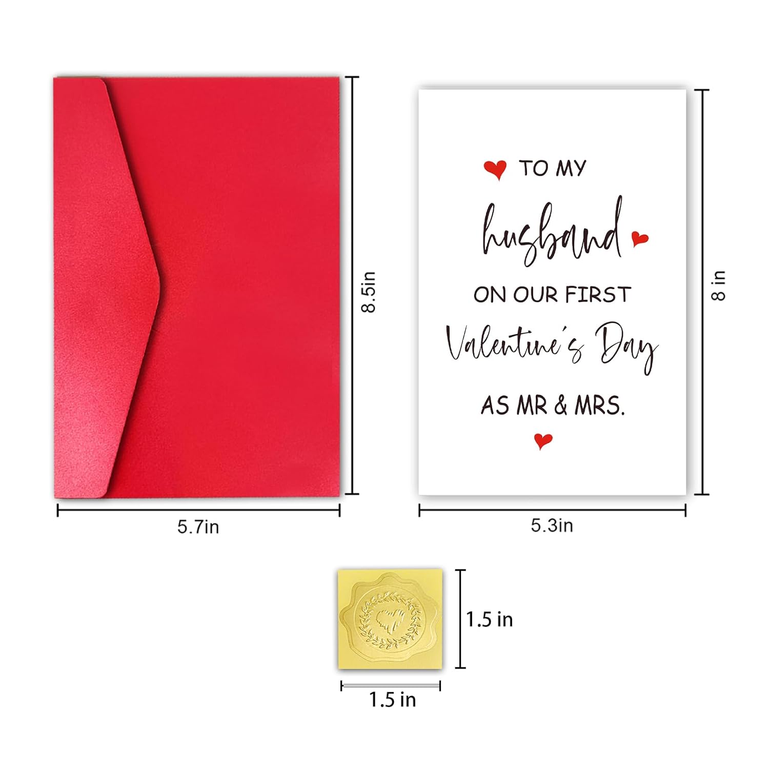 Funny Valentines Day Card For Husband, First Valentine Day Card For Husband, Special Valentines Day Gift For Him