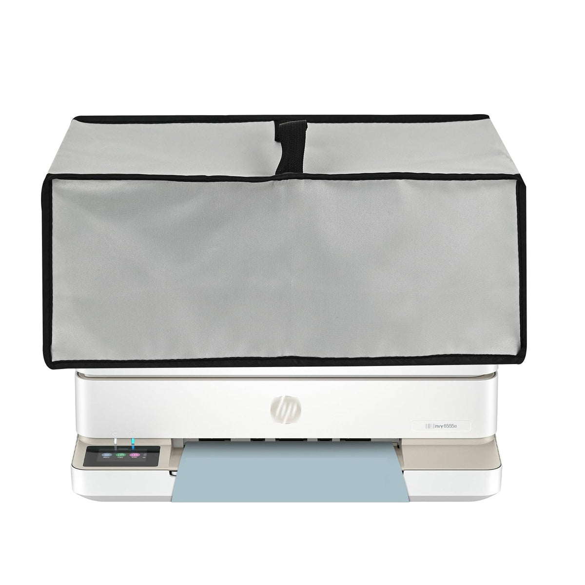 Tablet Printer Cover Mobile Printer Case For Hp Envy 6555E / Deskjet 4255E/Plus 651/G3270/Mfc-J4335Dw Wireless All-In-One Color Inkjet Printer, Scanner, Copier (Silver)