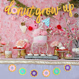 Donut Party Supplies Glitter Donut Banners Donut Grow Up Banner Garland Glitter Donut Grow Up Parper Banner Backgound String Happy Birthday Party Supplies Wall Decorations
