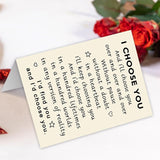 “I Choose You ”Valentines Day Card For Him Her, Romantic Valentines Day Gifts For Husband Wife Boyfriend Girlfriend
