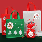Christmas Stickers 500 Pcs Merry Christmas Stickers Envelope Seals Labels Stickers 8 Christmas Designs Envelope Seal Sticker Card Gift Envelope Box Christmas Party Decorations Supplies
