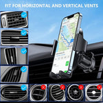 2nd Gen Car Phone Holder, 360° Air Vent Mount for iPhone 14/13/12 & Samsung