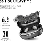 A1 Mini Wireless Earbuds Bluetooth 5.3, IPX5 Waterproof, with Mic - Black