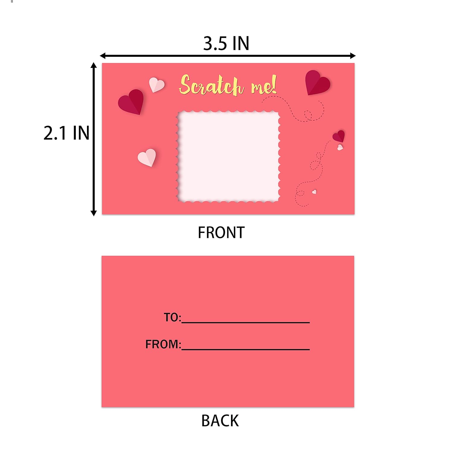 Scratch Valentines Day Card, Love Coupons, Love Note Scratch Off Cards, 20 Pieces Valentine'S Day Anniversary Greeting Card, Diy Valentines, Romantic Gifts For Husband, Wife, Lovers, Kids(A10)