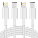2 Pack 3FT USB C to Lightning Fast Charging Cable MFi Certified for iPhone 14 13 12 11 XR XS X SE iPad AirPods