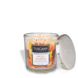 Tuscany Candle Spiced Pumpkin: Cinnamon, Clove & Nutmeg Scented Candle, 14 oz