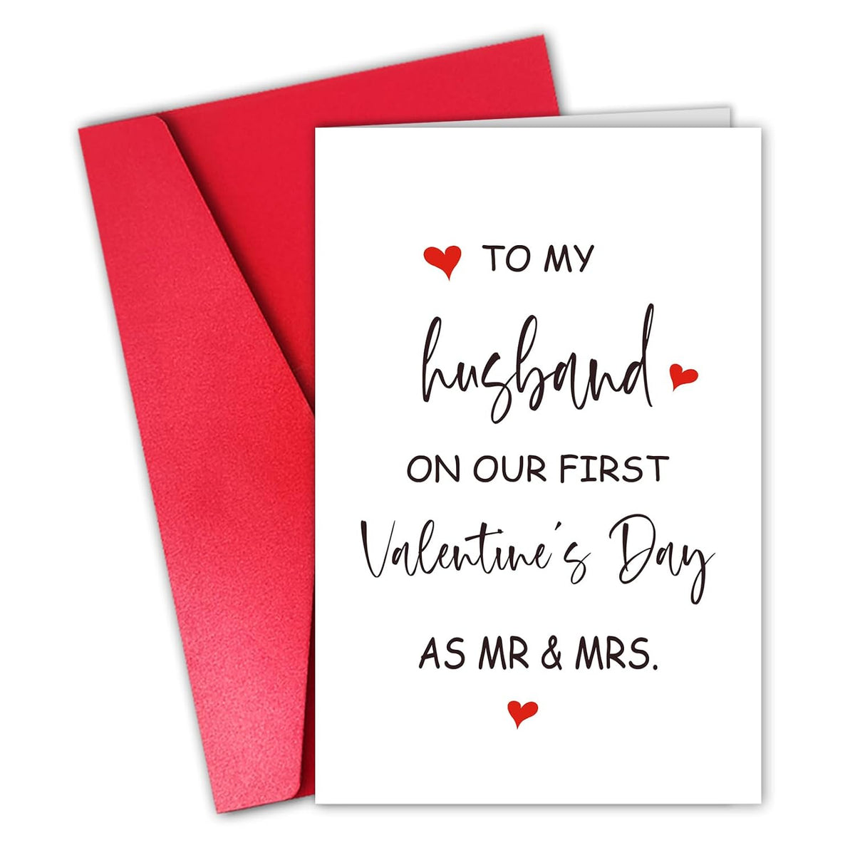 Funny Valentines Day Card For Husband, First Valentine Day Card For Husband, Special Valentines Day Gift For Him
