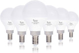 6 Pack G14 LED Light Bulbs 7W 2700K Warm White E12 Candelabra Base
