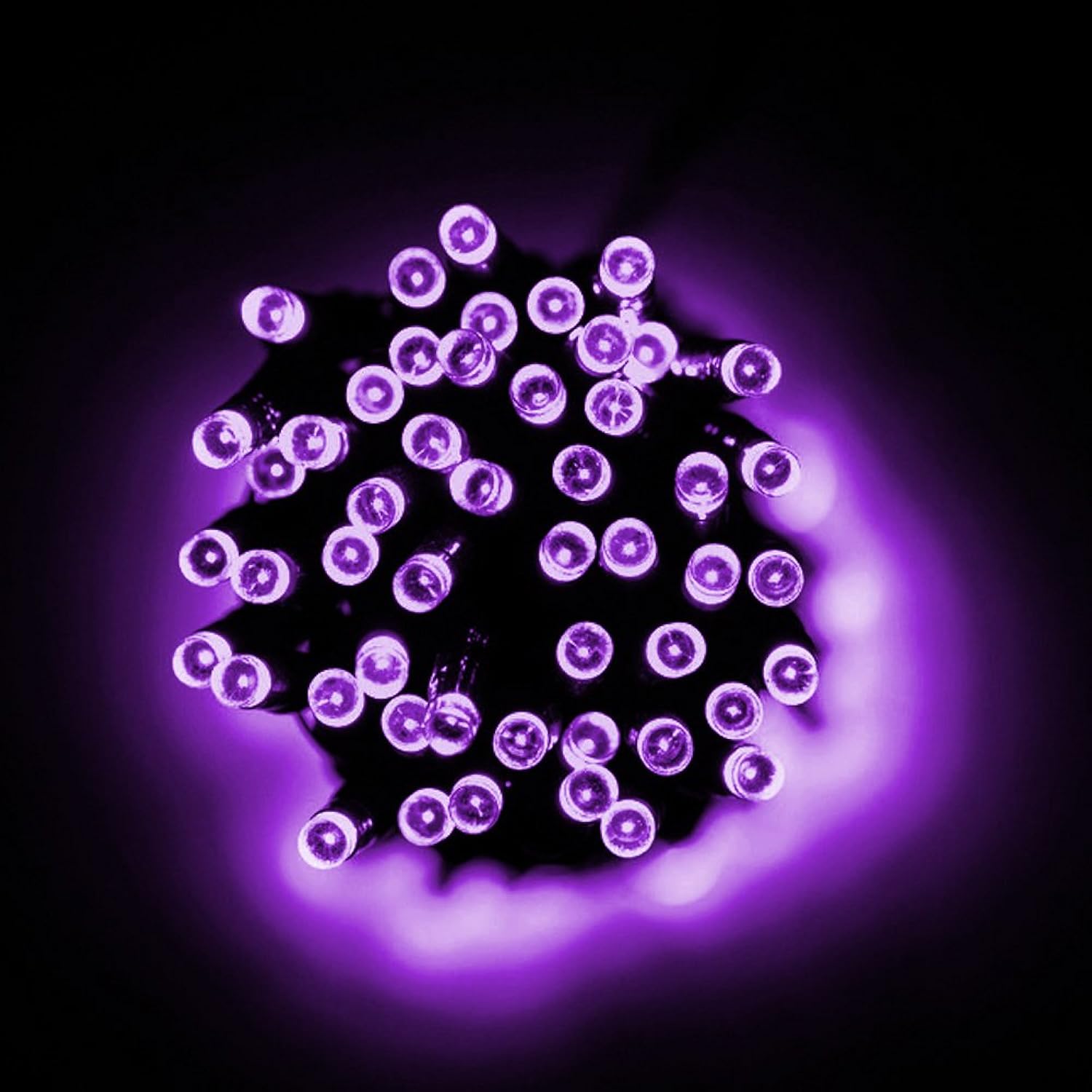 30 Mini Bulb Led Battery Operated Fairy String Lights In Purple For Valentines Day, Romantic Wedding, Home Decoration Ro