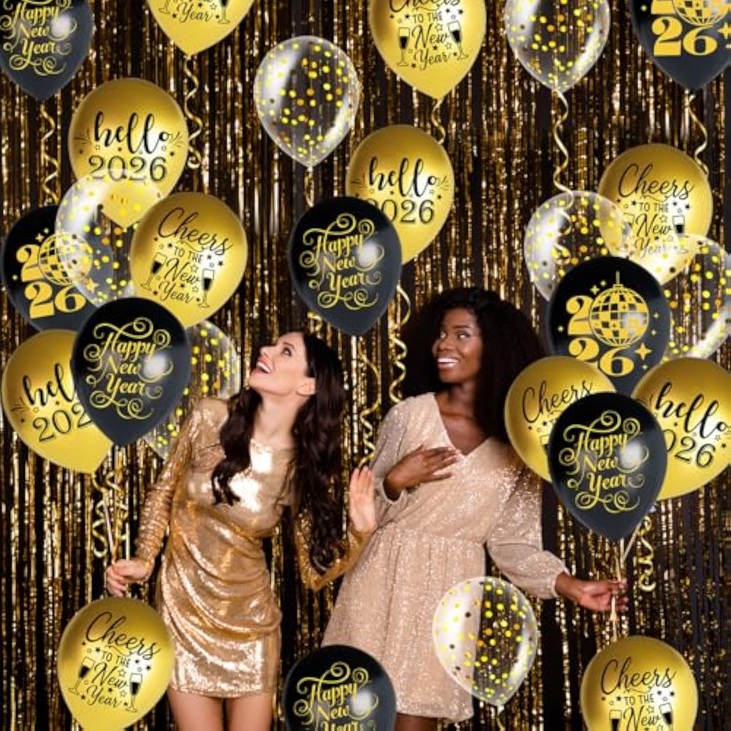 Happy New Year 2026 Banner NYE Party Decorations Supplies