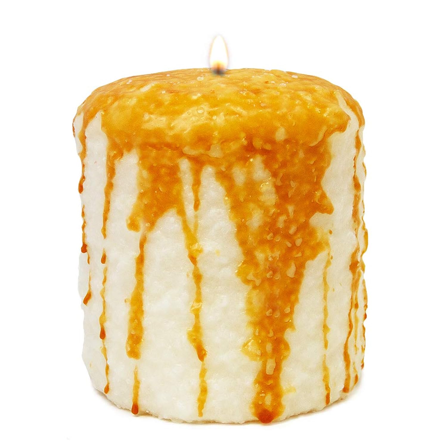 Caramel Corn Hearth Pillar Candle