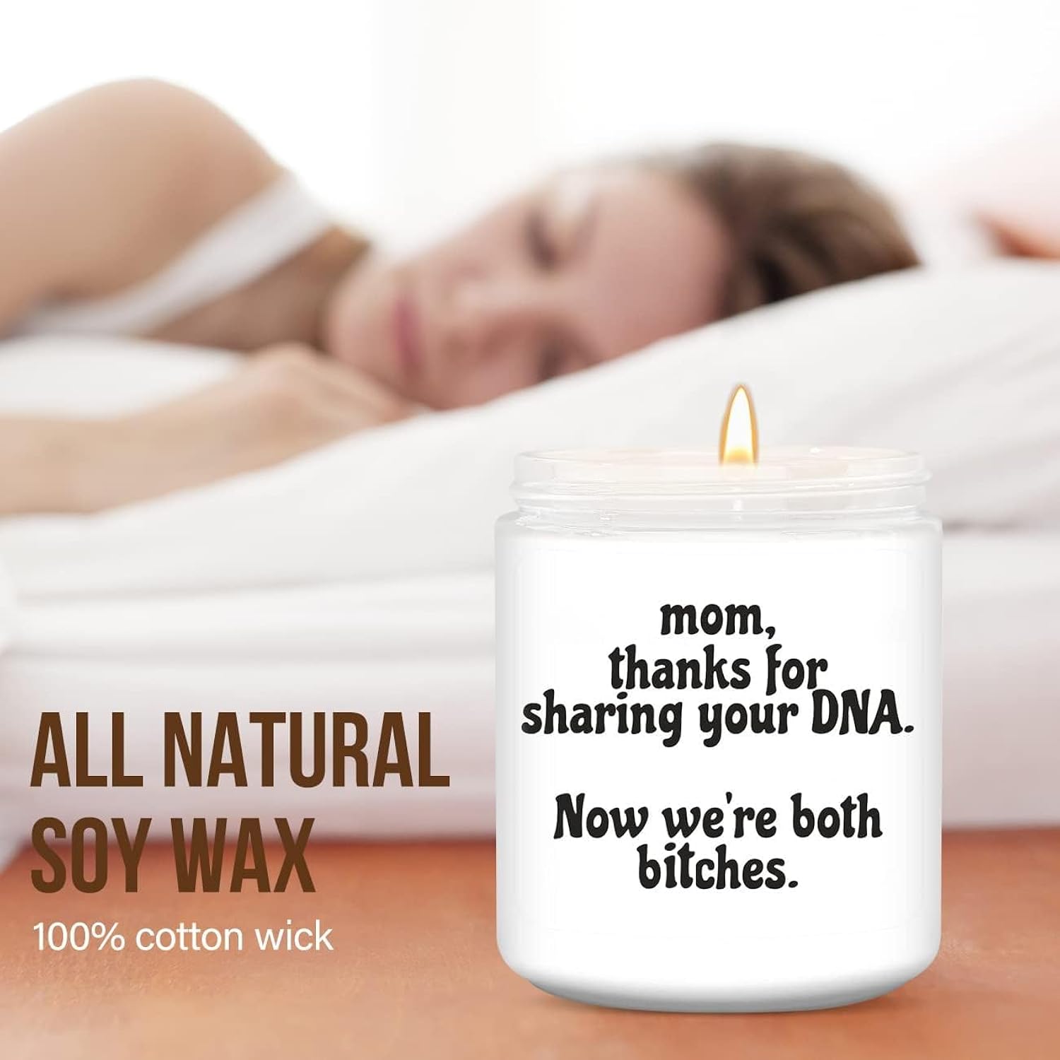Funny Birthday Gifts For Mom,Mom Gifts From Daughter Son,Unique Mothers Day Thanksgiving Christmas Gift Lavender Scented Candles For Women