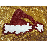 Red Green Glitter Hohohos Christmas Party Banner Decoration