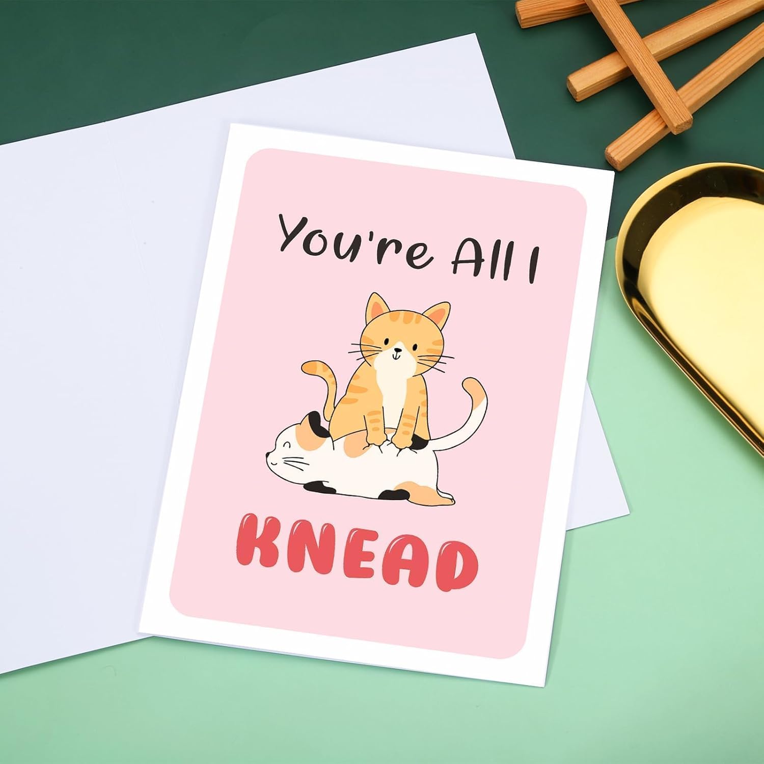 Cat Valentines Day Cards, Valentine'S Day Gift For Him Her, Happy Vday Greeting Card For Boyfriend Girlfriend Mom Dad Friends, Anniversary Valentines Card For Wife Husband, Love Cards For Cat Lovers