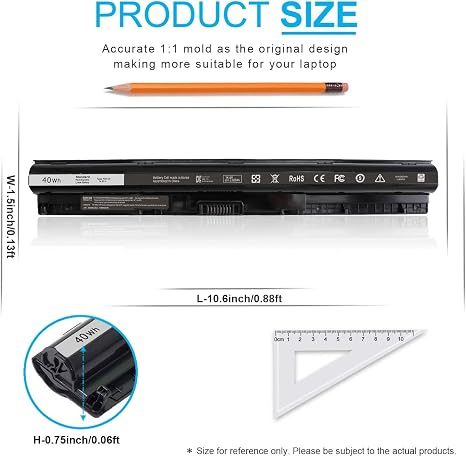 Dell M5Y1K 40Wh 14.8V Replacement Laptop Battery Inspiron 15 5000 3000