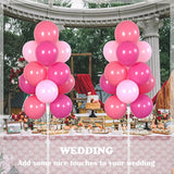Balloon Column Kit Set Of 2 With Balloons Included - Balloon Tower With Stand, Base, And Pole,Backdrop Decoration For Wedding, Baby Shower, Birthday Party, Or Bachelorette Parties (Pink)