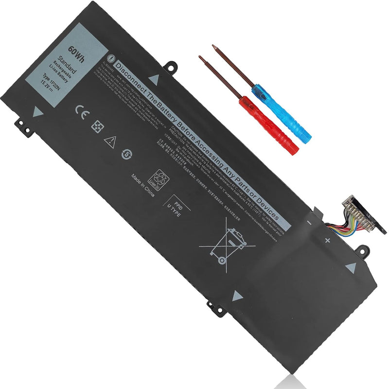 60Wh 1F22N 15.2V Laptop Battery For Dell Alienware M15 R1, Alienware M17 R1, G