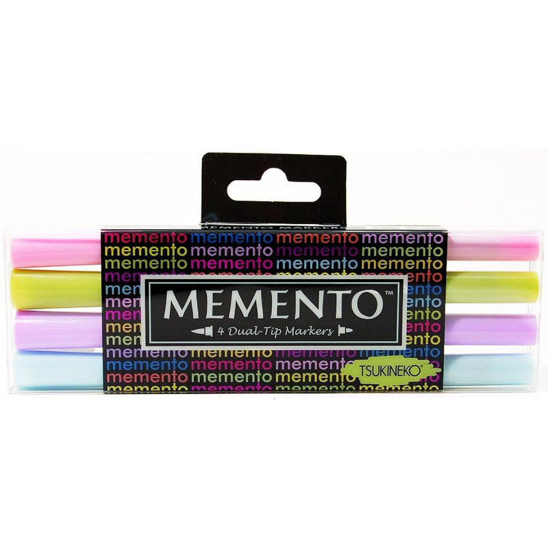 4-Pack Dual Ended Fade-Resistant And Water-Based Memento Markers, Oh Baby