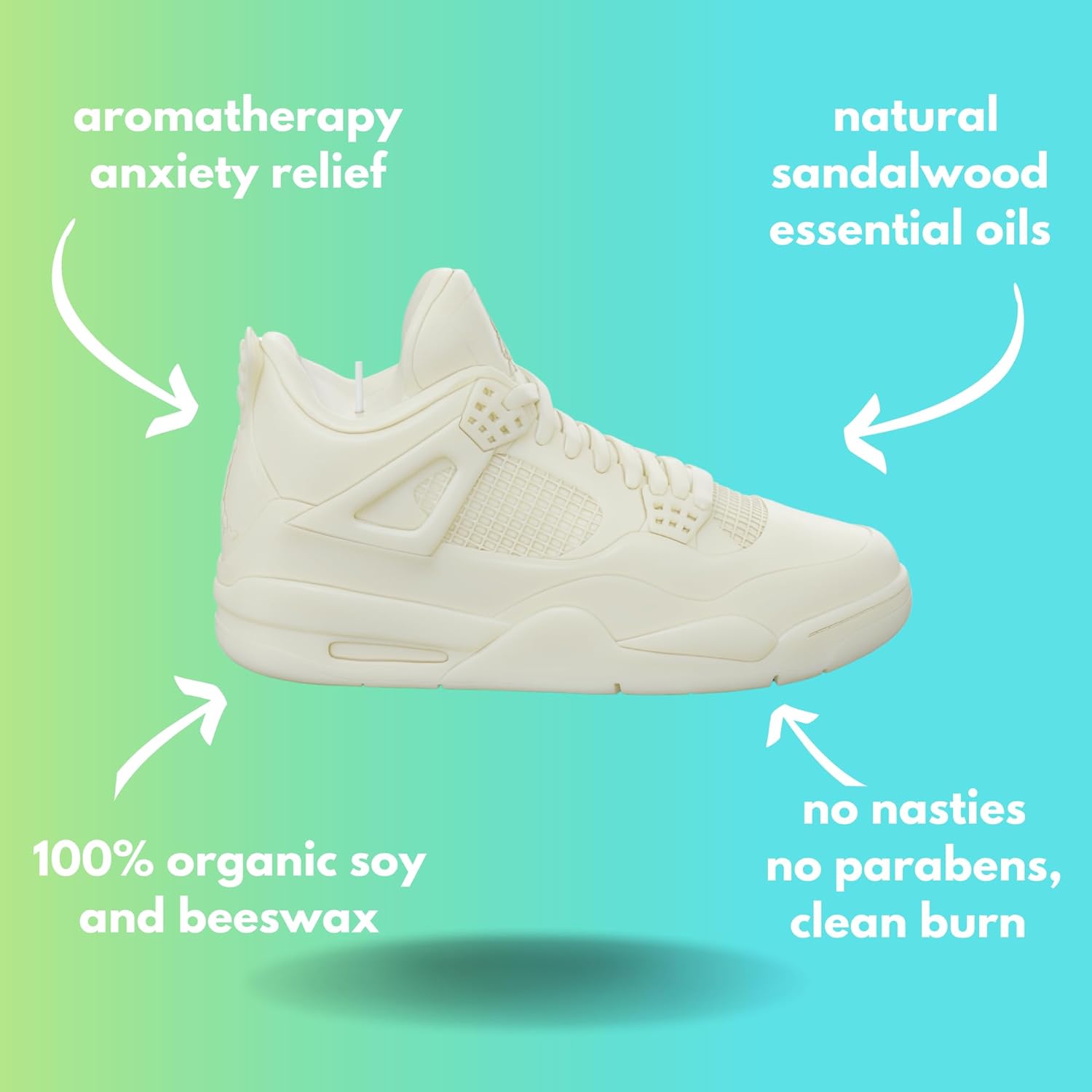 Sneaker Candle With Giftbox - - Hypebeast Gift For Teenage Boys - Gifts For Men Candles - Sneakerhead Gifts For Teenage Boys - Unique Gift For Him - Sneaker Head Room Decor