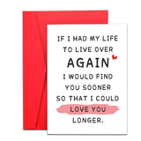 National Girlfriends Day Gifts, Couple Gift Ideas, Husband Birthday Card, Meaningful Card For Boyfriend, Romantic Gifts For Him, Anniversary Wedding Stuffers To Husband Wife