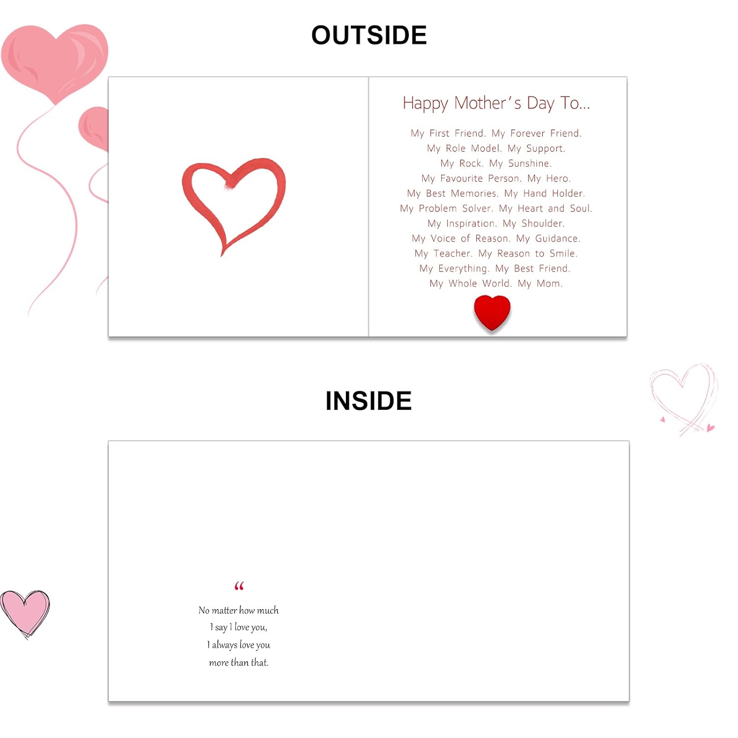 Special Happy Mother’S Day Card, Mother’S Day Card For Mom, Unique Mother’S Day Gift