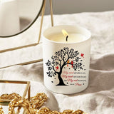 Sympathy Gifts For Loss Of Loved One, Bereavement Gift Idea - My Mind Still Talks To You Lavender Scented Soy Wax Candle - Red Cardinal, Memorial, Grief, Think Of You, Condolence Candle For Women