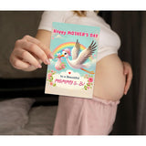 Happy Mothers Day Card For Mom To Be Mother'S Day Greeting Cards For Pregnant Mothers First Mother’S Day Cards For New Mom A Beautiful Mommy-To-Be Gift Card For New Mother