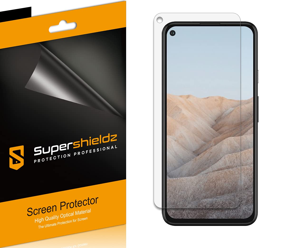 (6 Pack) Designed for Google Pixel 5a 5G Screen Protector, High Definition Clear Shield (PET)
