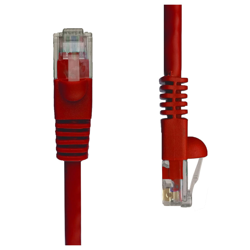 25' Cat5E Snagless Unshielded (Utp) Rj45 Ethernet Network Patch Cable - Red -