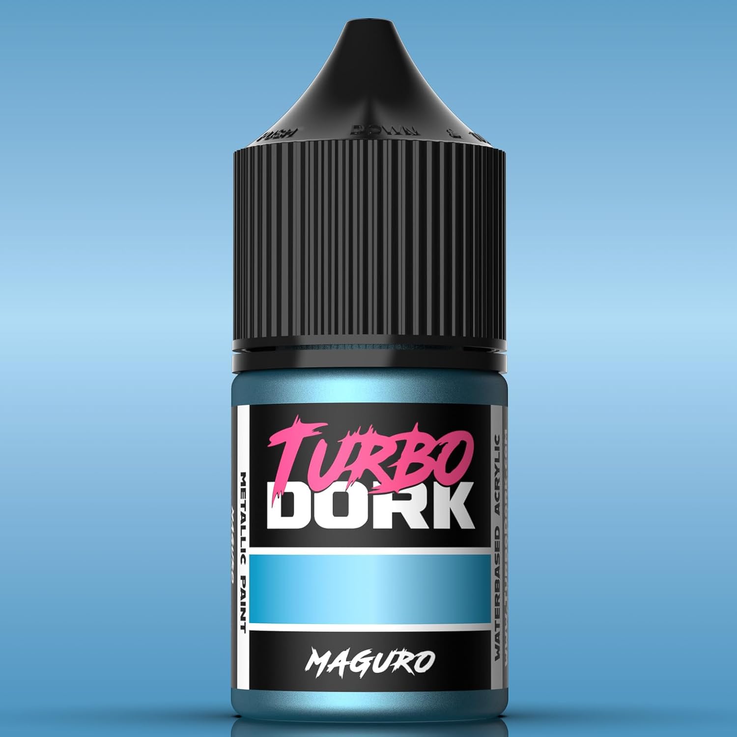 Maguro Metallic Acrylic Paint 22Ml Bottle - Water-Based Non-Toxic Metallic Finish Paint
