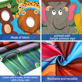 Jungle Safari Photo Prop Animals Backdrop 59×39.4 Wild One Birthday Decor