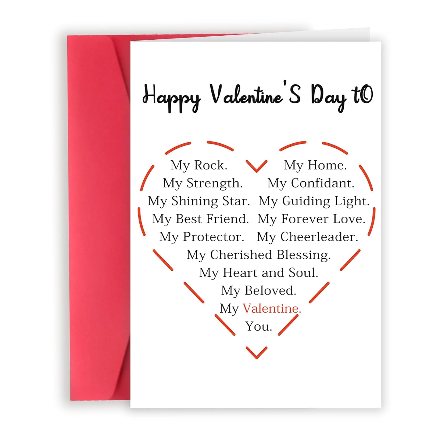 Valentines Day Gifts For Him Her, Happy Valentine'S Day Card Gifts To Wife Husband Girlfriend Boyfriend, Love Vday Card