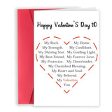 Valentines Day Gifts For Him Her, Happy Valentine'S Day Card Gifts To Wife Husband Girlfriend Boyfriend, Love Vday Card