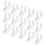 50Pcs Rope Light Clips Clear, Waterproof Led Strip Mounting Clips Holder With 100 Screws, Led Strip Light Clip For Outdoor Christmas Lights