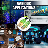 Cat8 Ethernet Cable 100Ft S/Ftp Outdoor&Indoor Heavy Duty High Speed Cat8 Lan