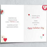 Valentines Card For Husband, Romantic Valentine'S Day Card Gifts For Husband From Wife, Husband Valentines Gift