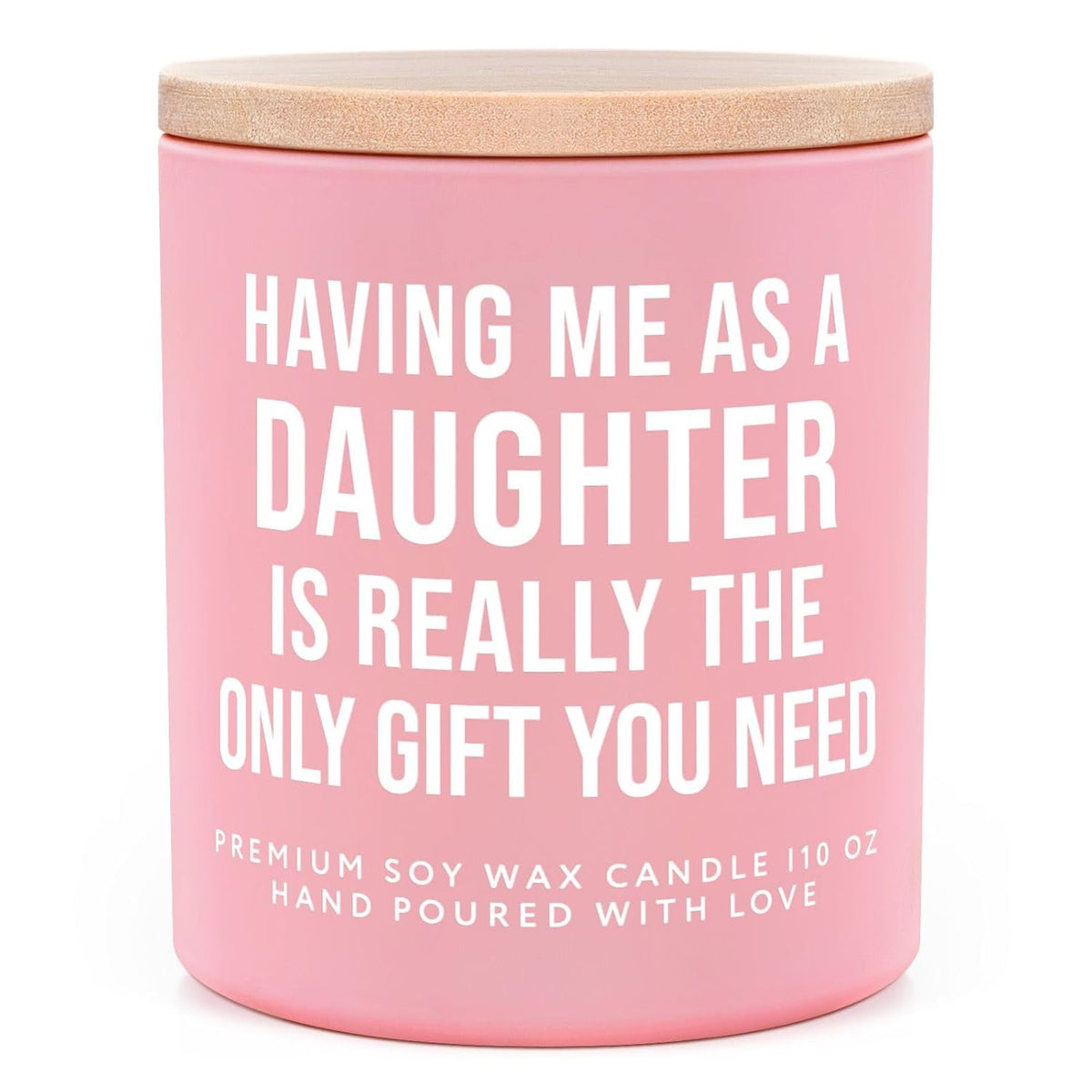 Funny Gifts For Mom Birthday Valentines Day From Daughter, Handmade Moms Candle Soy Wax, Mom Birthday Gifts From Daughter, Moms Gift For Mother’S Day, Christmas, Thanksgiving, 10Oz