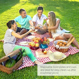 100 Stylish Gold Dessert Plates, Forks And Cocktail Napkins - 7.5 Inch Wedding Cake Plates For Events Including Wedding Reception, Parties Or Showers