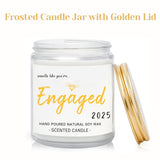 2025 Engagement Gifts For Couples, Natural Soy Wax Candle, Wedding Bridal Shower Fiance Gifts For Bride Women, Her, Newlyweds, Bachelorette Party Favors Future Mr Mrs Wedding Registry Gift Ideas