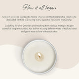 Coconut Wax Candle | Relationship Gift For Couples | Handcrafted All Natural Cucumber Melon Candle | 60 Hour Clean Burning Non Toxic Candle (11 Oz)