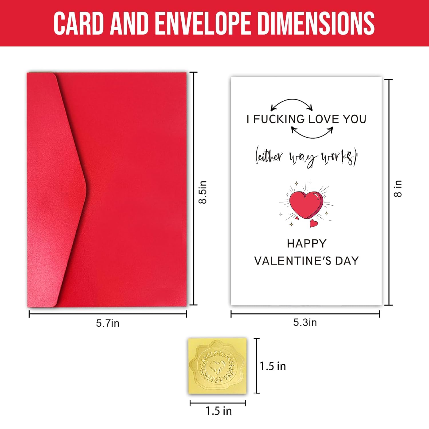 Dirty Valentines Day Card For Wife Or Girlfriend, Naughty Valentine’S Day Card For Her, I Love You Card