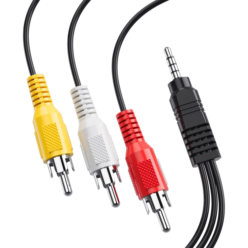 Av Cable,Camcorder Av Cable, 3.5Mm To Rca Camcorder Handycam Av Audio Video Ou