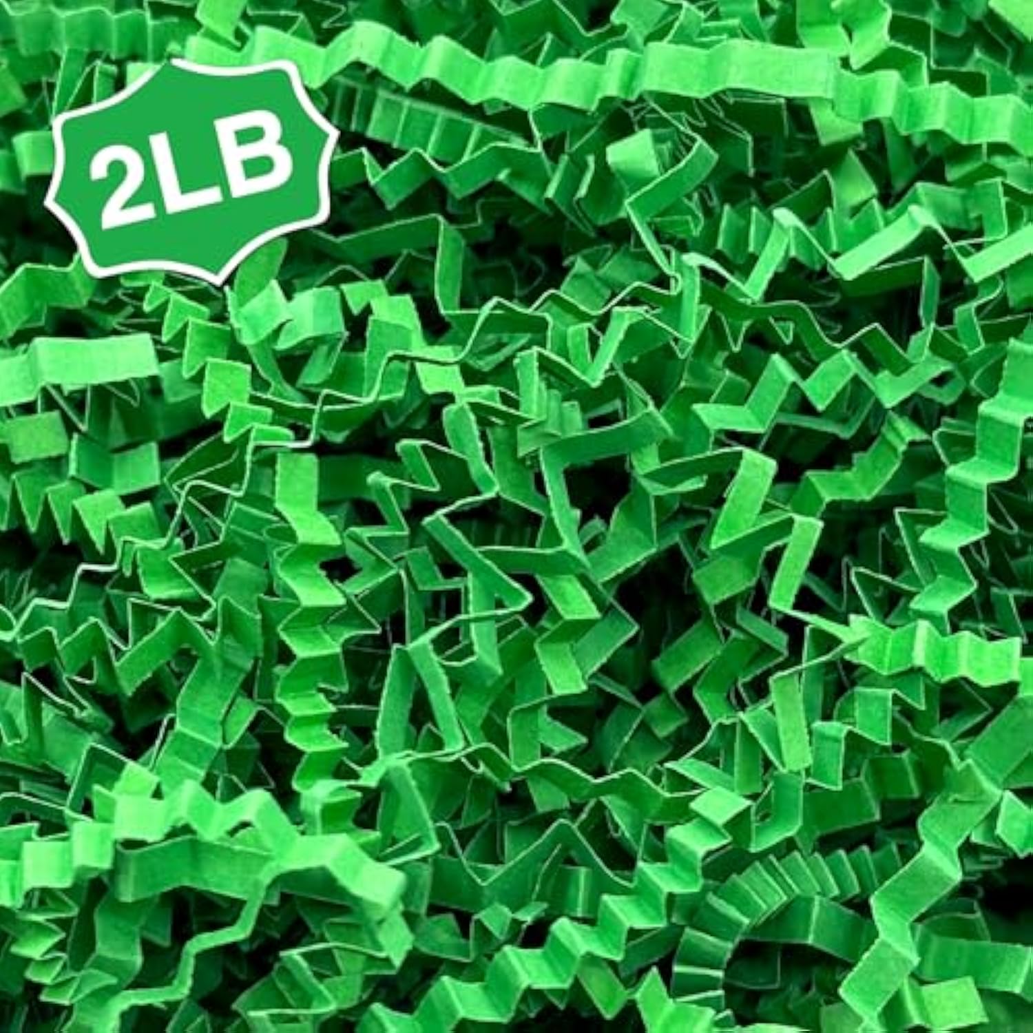 2Lb Crinkle Cut Paper Shred Filler For Bag Gift Box Basket Confetti Paper Shreded Stuffing Decoration For Valentine'S Day Holiday Party (Forest Green)